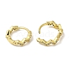 Rack Plating Brass Micro Pave Clear Cubic Zirconia Huggie Hoop Earrings for Women EJEW-C097-13G-07-2