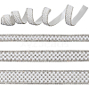 3 Yards 3 Styles Self-adhesion ABS Imitation Pearl with Rhinesatone Hotfix Rhinestone DIY-CY0001-88-7