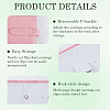 Portable PU Leather Earring Display Book EDIS-CL0001-02C-5