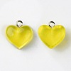 Transparent Resin Pendants RESI-R429-30G-1