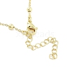 Brass Pendants Necklace NJEW-B101-02G-01-3