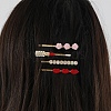 Zinc Alloy Hair Bobby Pins PW-WG48B07-01-4