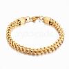 304 Stainless Steel Wheat Chain Bracelets BJEW-H508-06G-1