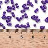 Baking Paint Glass Seed Beads SEED-A033-04O-4