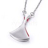 304 Stainless Steel Pendant Necklaces NJEW-H496-03B-3