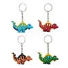 Cartoon Dinosaur PVC Plastic Keychain KEYC-JKC00673-1