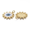 Brass Enamel Pendants KK-F821-50G-2