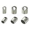 15Pcs 3 Styles 303 Stainless Steel Cord End/Tips STAS-CJ0003-37-1