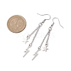 304 Stainless Steel Dangle Earrings EJEW-JE06048-4