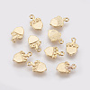 Brass Charms X-KK-T020-94G-1