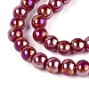 Electroplate Opaque Glass Beads Strands LS-GLAA-T032-P6mm-AB23-3
