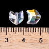 100Pcs Electroplate Glass Beads EGLA-P060-01B-AB01-3