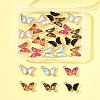 24Pcs 6 Colors Alloy Glass Connector Charms FIND-FS0003-51-8