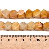 Natural Topaz Jade Beads Strands G-T138-33-5