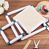 3 Stes 3 Styles Plastic Cross Stitch Embroidery Hoops DIY-CP0012-44A-3