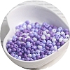 Macaron Baking Paint Glass Seed Beads PW-WGB8861-07-1