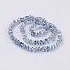 Electroplate Glass Beads Strands EGLA-J145-6mm-PL02-2