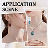30Pcs Alloy Pendant Cabochon Settings FIND-SC0009-22-5