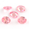 Oval Shaped Cubic Zirconia Pointed Back Cabochons X-ZIRC-R010-14x10-08-1