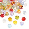 Electroplate K9 Glass Beads GL-CBAB80E-02-1