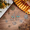 SUNNYCLUE DIY 20Pcs 10 Style Tibetan Style Alloy Pendants PALLOY-SC0004-11-4