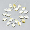 Natural Yellow Shell Pendants SSHEL-N036-019-1