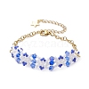 3Pcs Handmade Glass Seed Beaded Bracelet Sets for Women BJEW-MZ00133-3