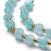 Natural Amazonite Beads Strand G-M367-34A-3