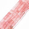 Cherry Quartz Glass Beads Strands G-G990-C09-1