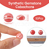 Synthetic Rhodochrosite Cabochons G-R416-12mm-17-3