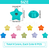   72Pcs 9 Colors Acrylic Beads OACR-PH0001-64-4