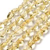 Natural Lemon Quartz Beads Strands G-P497-01E-52-1