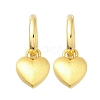 Brass Pendants Hoop Earrings EJEW-B120-08G-01-4