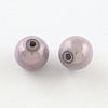 Spray Painted Acrylic Beads MACR-Q154-16mm-N07-2