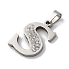 201 Stainless Steel Pendants STAS-Q342-53P-S-2