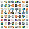 80Pcs Electroplate Transparent Glass Beads EGLA-TA0030-08-2