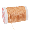 Twisted Waxed Polyester Cords OCOR-WH0104-32B-1