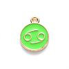 Alloy Enamel Pendants ENAM-S124-01A-06D-2