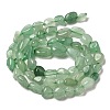 Natural Green Aventurine Nuggets Beads Strands G-L154-10-01-4
