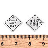 Tibetan Style Alloy Charms TIBE-N013-01AS-3