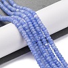 Synthetic Blue Lace Agate  Beads Strands G-K343-C40-01-2