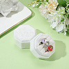 Velvet Cover Plastic Couple Ring Box VBOX-WH20003-001C-3