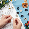 SUPERFINDING 30Pcs 2 color Joystick Sponge Ring AJEW-FH0001-53-3