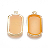 Epoxy Resin Pendants PALLOY-T056-55B-2