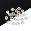 Baking Paint Electroplate Transparent Glass Beads EGLA-Q141-01A-A13-1