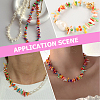 1 Strand Dyed Natural Trochus Shell Beads Strands SSHEL-PA0001-01A-6