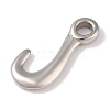 Non-Tarnish 304 Stainless Steel Hook Clasps STAS-C109-05P-2