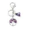 Natural Amethyst Keychain KEYC-M022-01H-1