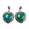 Synthetic Turquoise Dyed Pendants G-H308-02AS-02-1