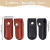 Olycraft 2Pcs 2 Colors Cattlehide Leather Knife Protective Case FIND-OC0003-50-2